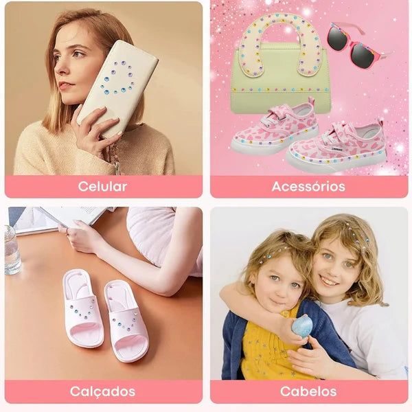 Kit Decorador Princess + 180 Strass