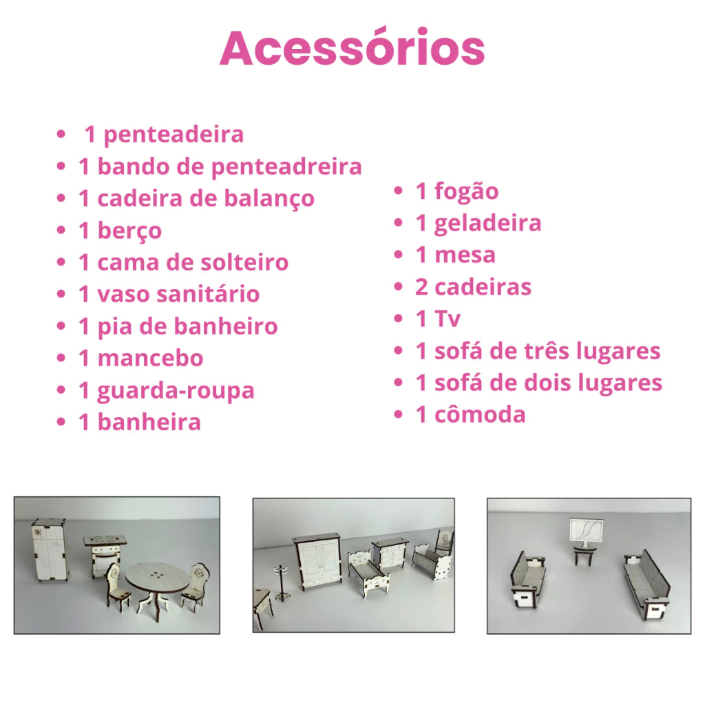 Casinha de Boneca Princess