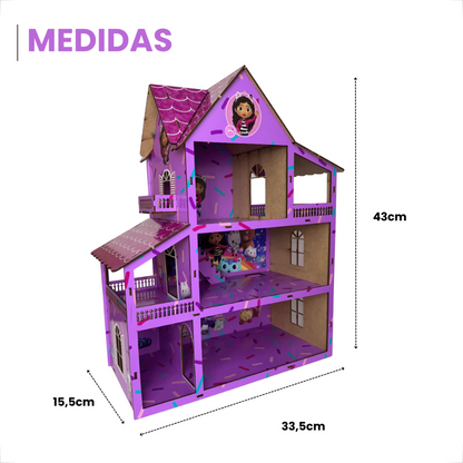 Casa de Boneca Temática Gabby